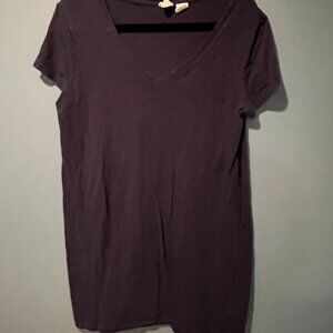 C&C California V Neck Navy T-Shirt Dress Size M